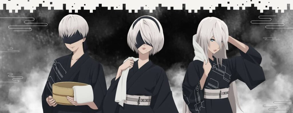 NieR Automata – Raku Spa crossover