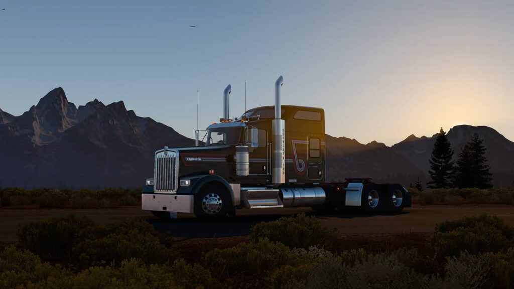 ATS - výfuky tahače Kenworth W900