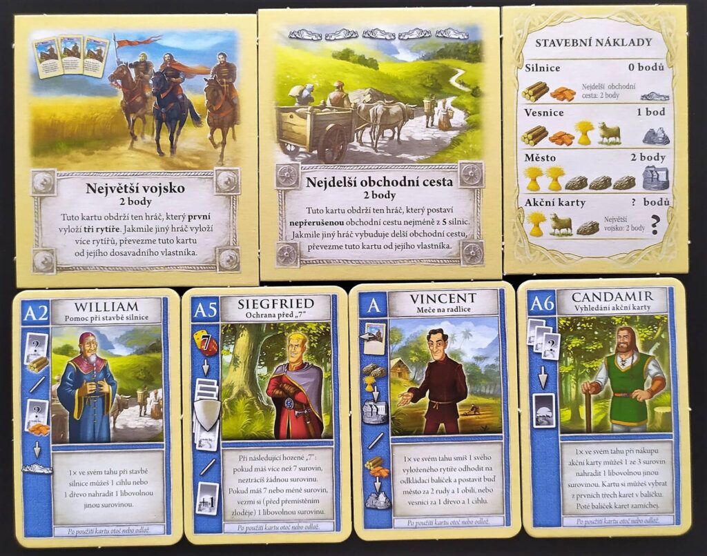 Catan Big Box – destičky a pomocníci