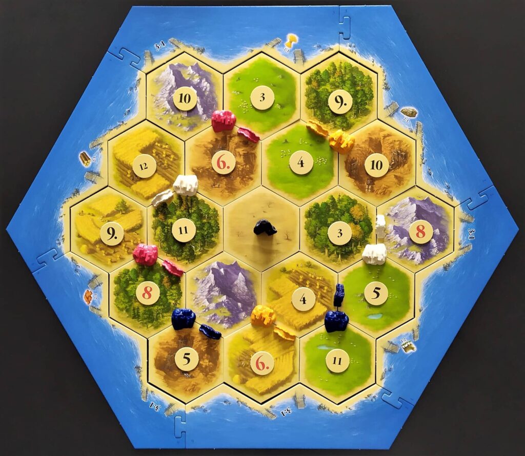 Catan Big Box – herní plán