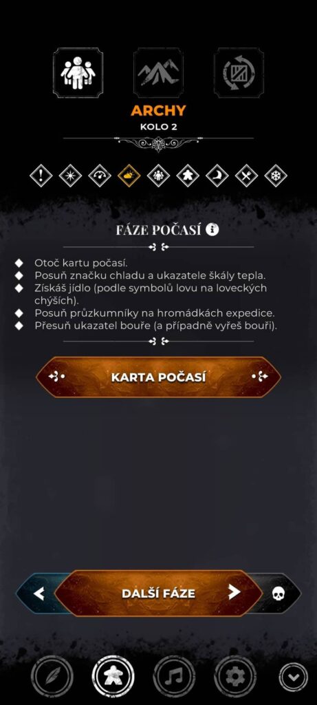 Desková hra Frostpunk – Mobilní aplikace I