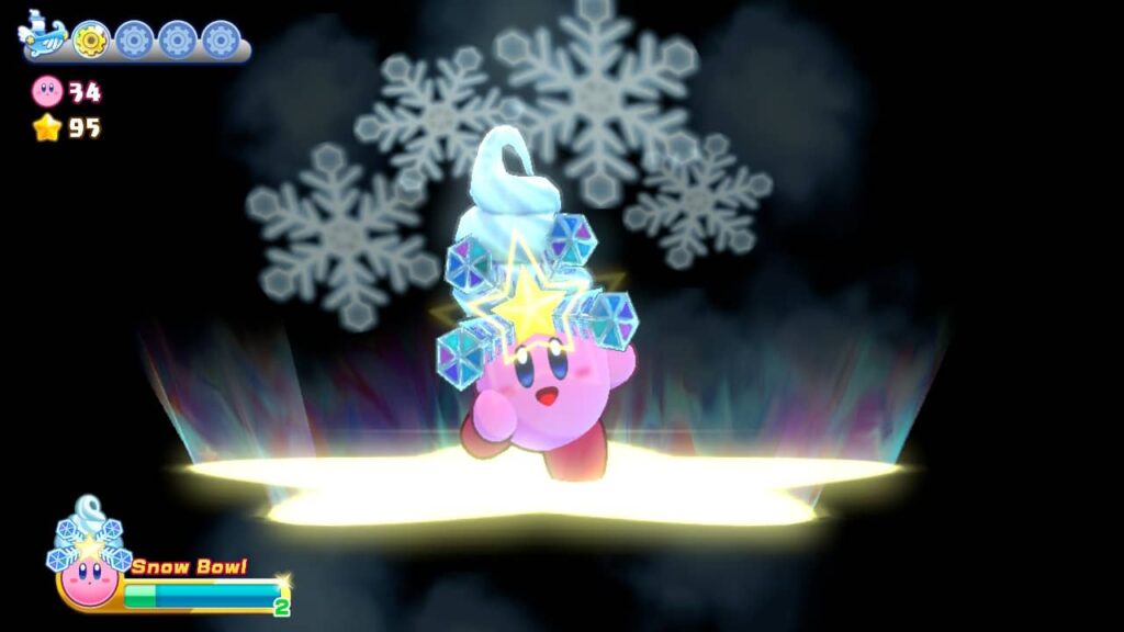 Kirby’s Return to Dream Land Deluxe - kirby vločka