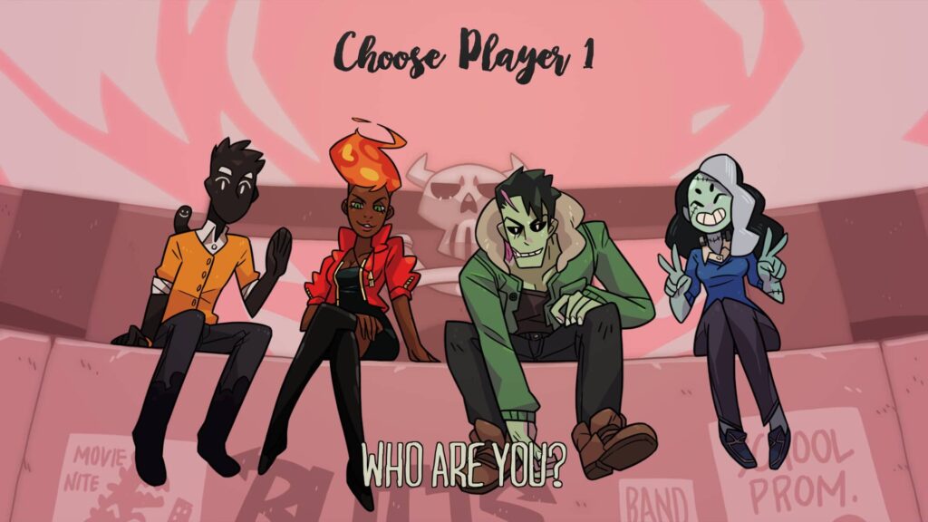 Monster Prom – výběr postavy