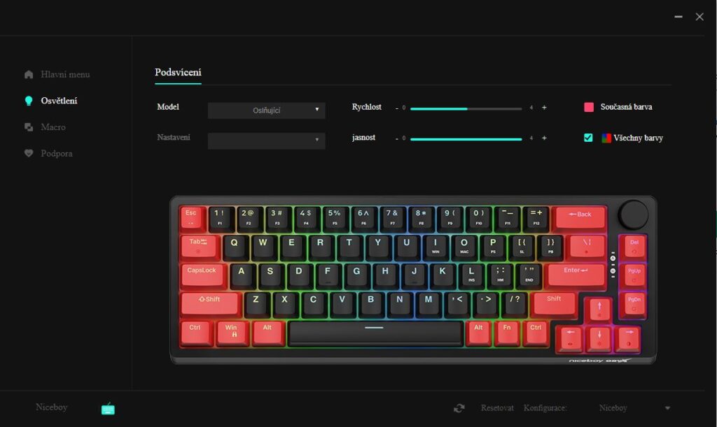 ORYX K700X Pro – prográmek