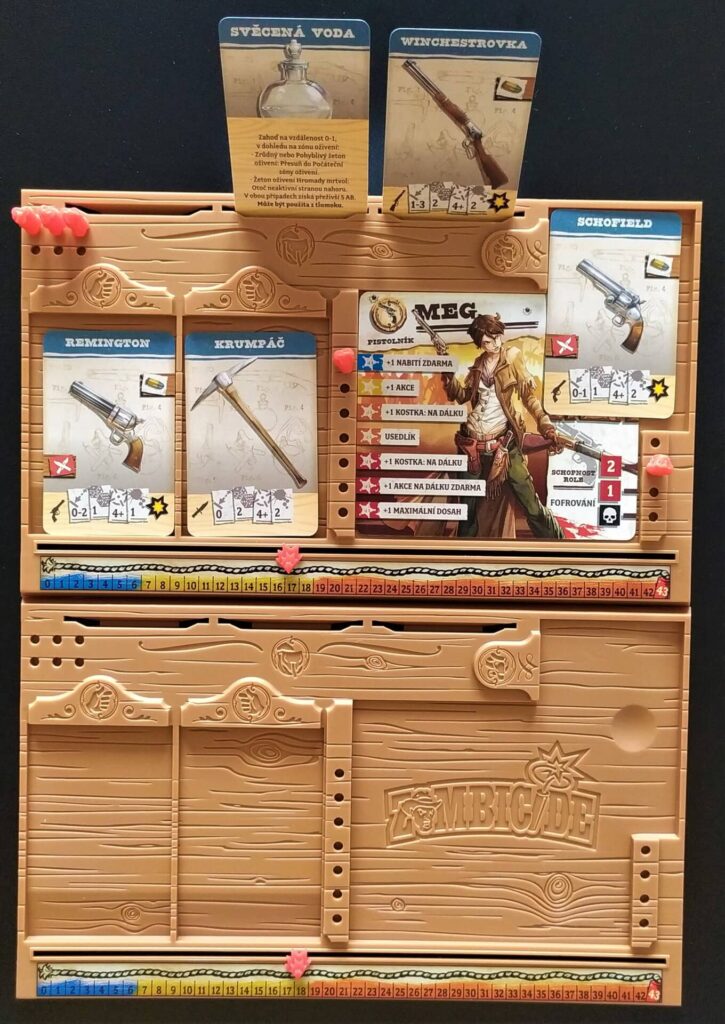 Zombicide Živí nebo nemrtví - destička hráče