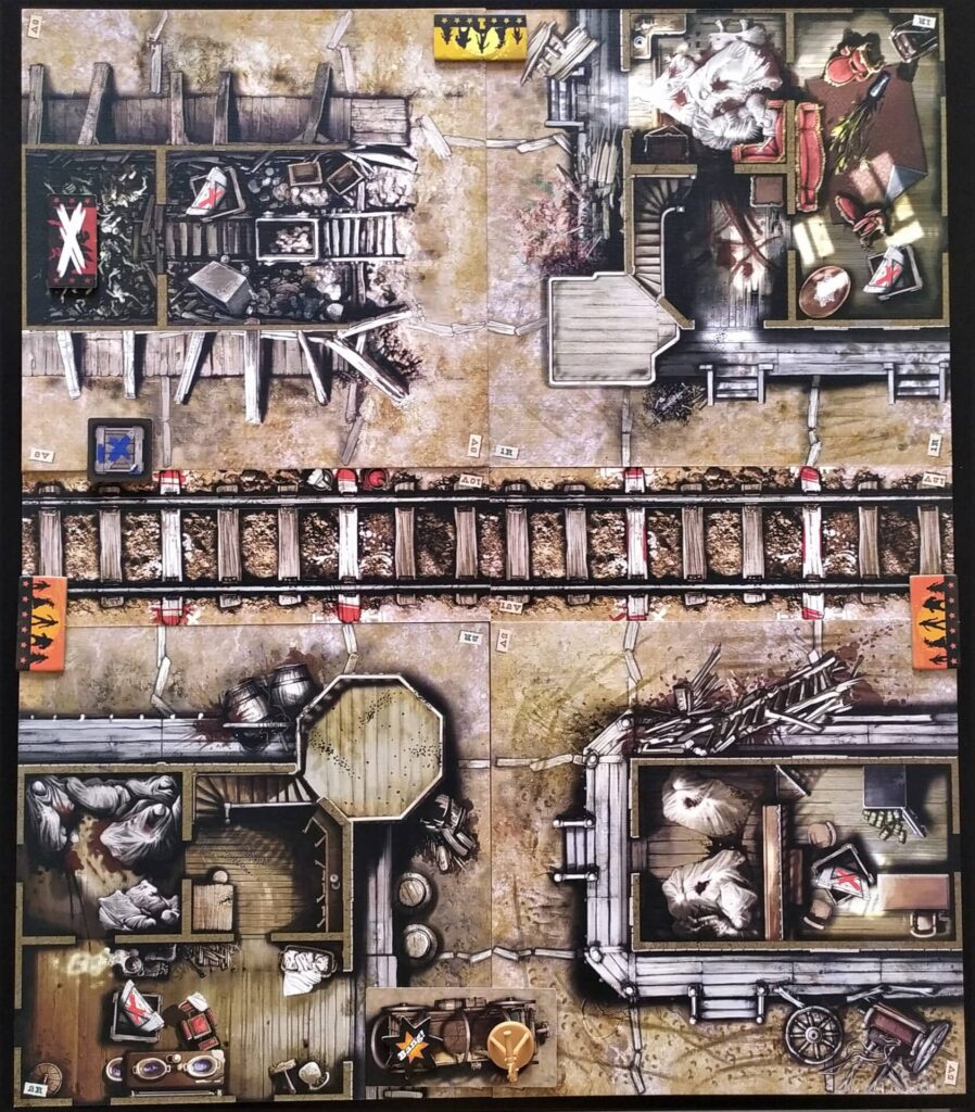 Zombicide Živí nebo nemrtví - herní pole