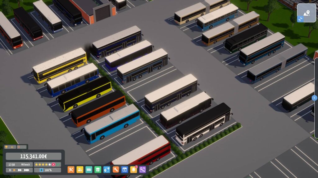 City Bus Manager - vozový park