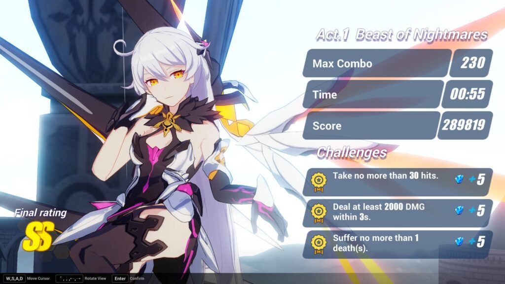 Honkai Impact 3rd - konec souboje, kapitoly ...