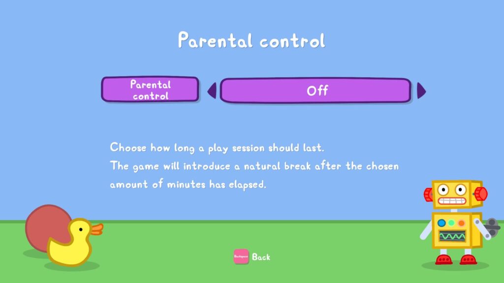 Peppa pig - rodičovská kontrola