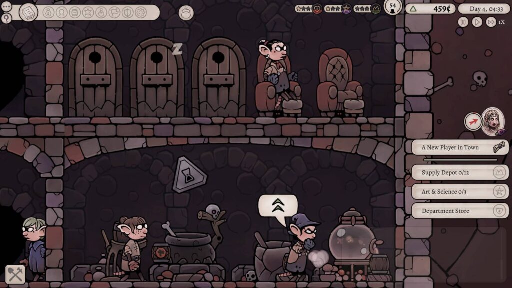 Potion Tycoon - denní místnost