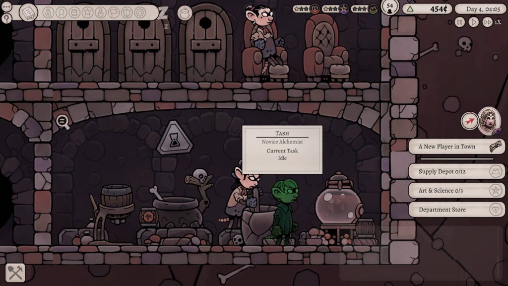 Potion Tycoon - kuchyně