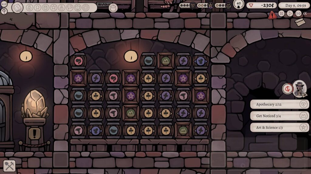 Potion Tycoon - sklad