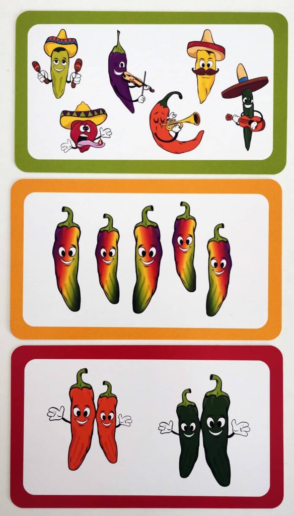Red hot silly peppers – karty se zadáním