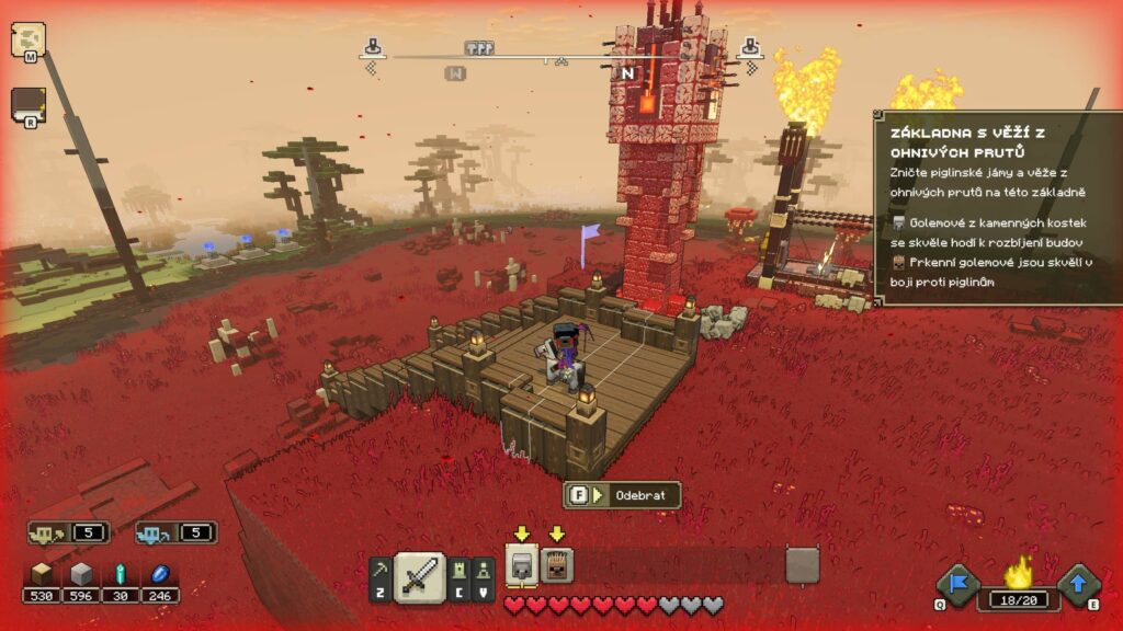 Minecraft Legends – koukej mami, postavil jsem schody