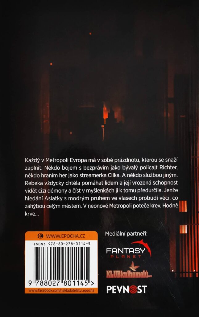 Prázdnota – zadní strana