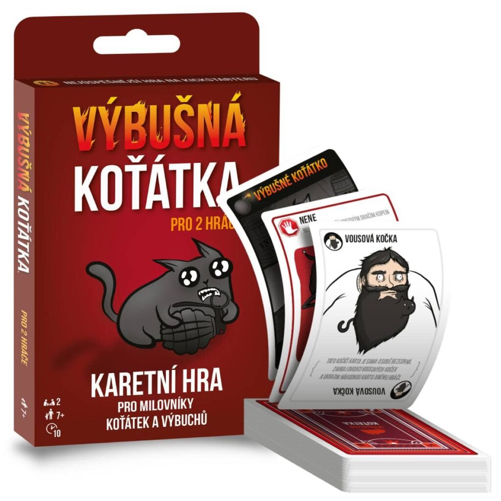Výbušná koťátka Edice pro 2 hráče – obal