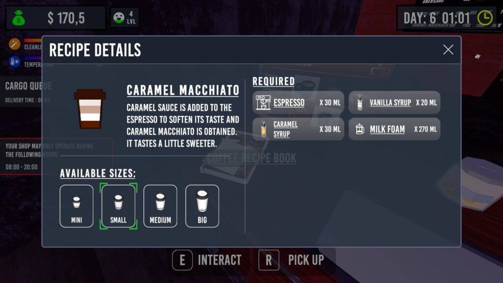 Barista Simulator - caramel macchiato 2