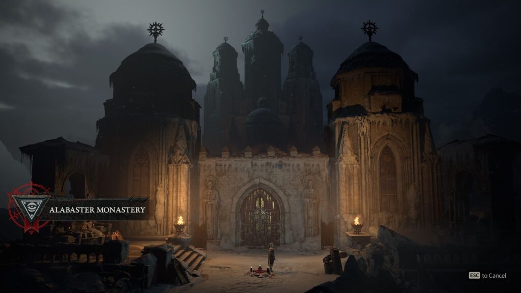 Diablo IV Alabastrový klášter