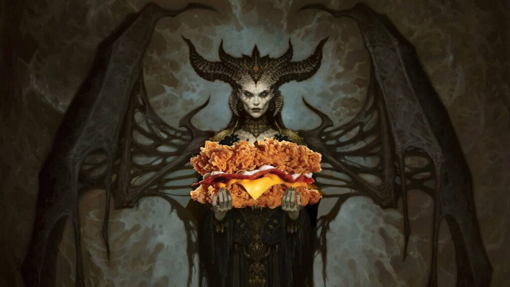 Diablo IV – spolupráce s KFC – smažené kuře