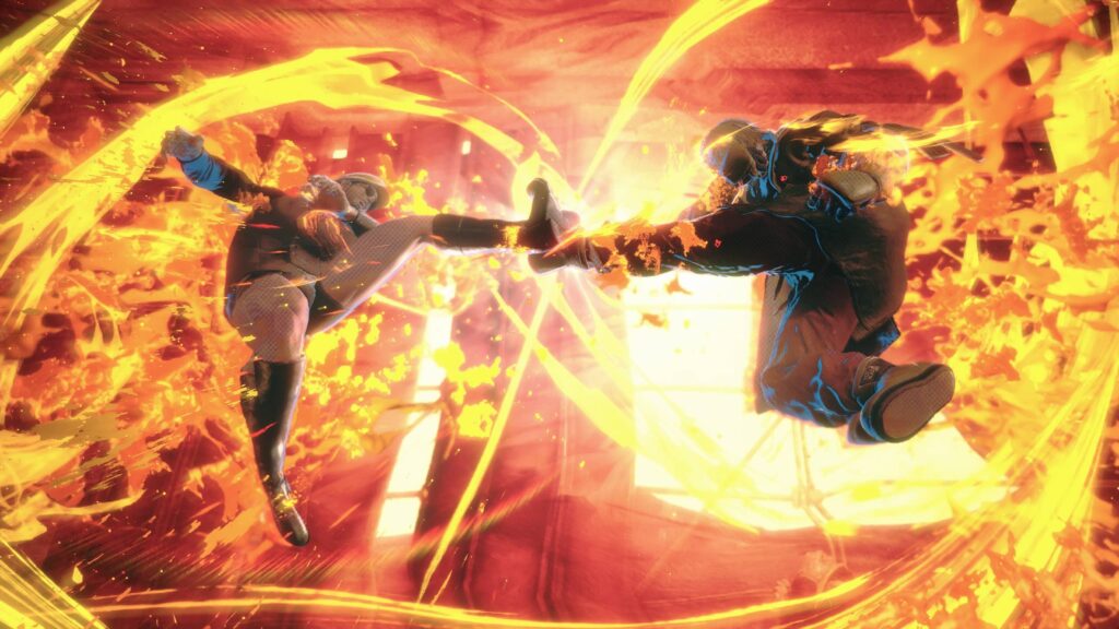Street Fighter 6 – ohnivý kopanec