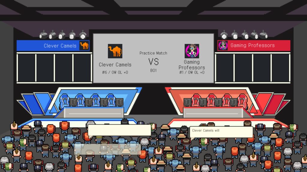 Teamfight Manager – první zápas
