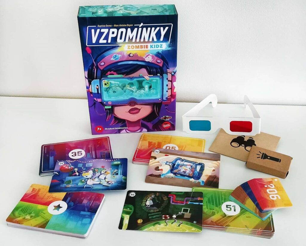 Zombie Kidz Vzpomínky – obsah balení