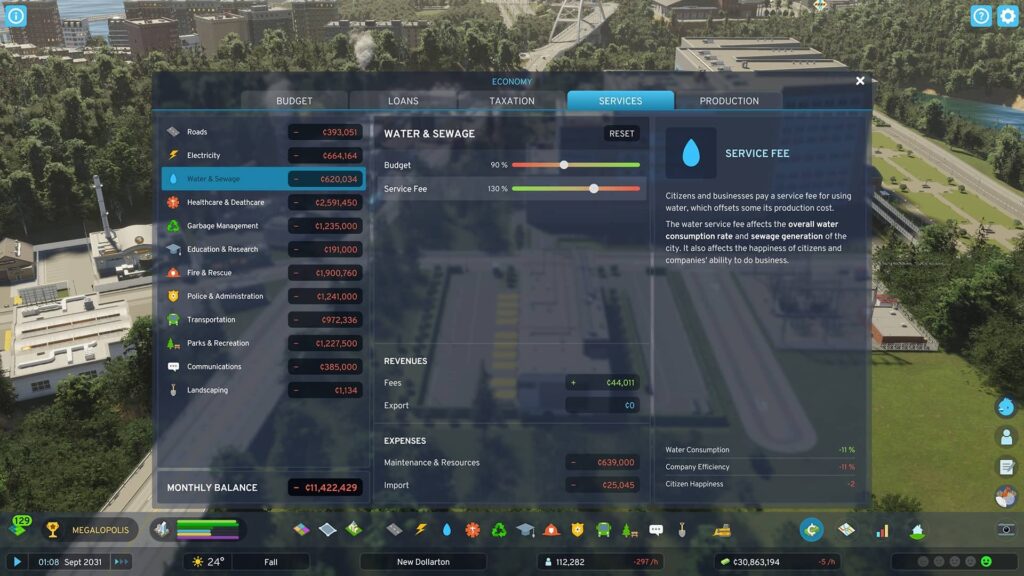 Cities Skylines II - ekonomický systém