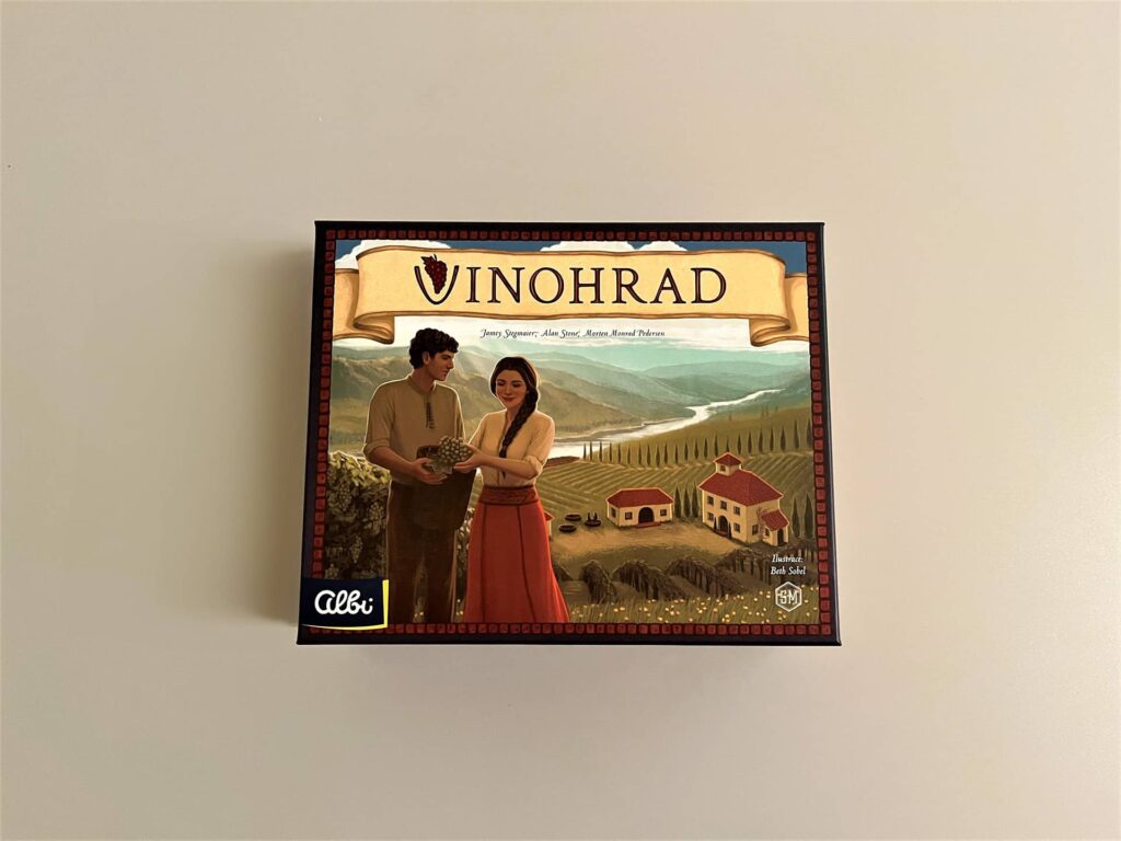 Desková hra Vinohrad – krabice