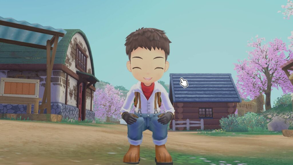 STORY OF SEASONS A Wonderful Life - v této podivné póze jste docela často