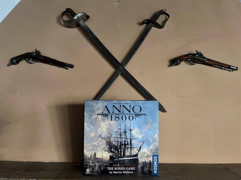Desková hra Anno 1800 – se zbraněmi