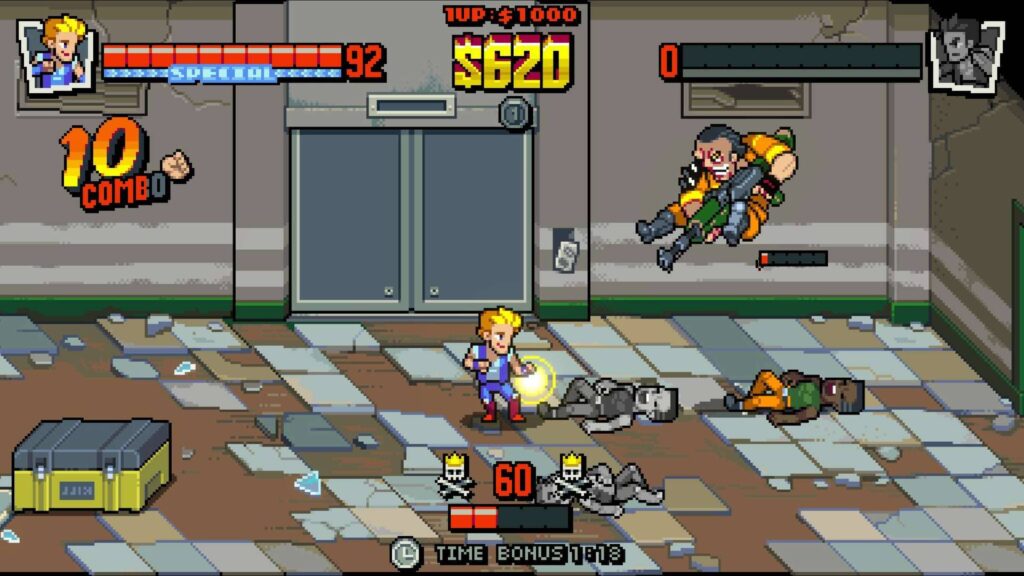 Double Dragon Gaiden Rise Of The Dragons - Billyho souboj s bossem