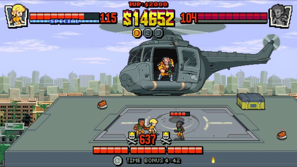 Double Dragon Gaiden Rise Of The Dragons - Boss v plné síle