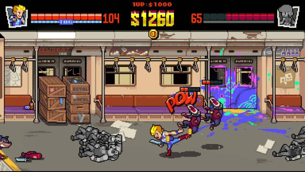 Double Dragon Gaiden Rise Of The Dragons - Letecký den psů