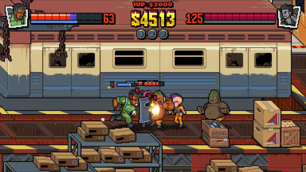 Double Dragon Gaiden Rise Of The Dragons - Lidský buldozer