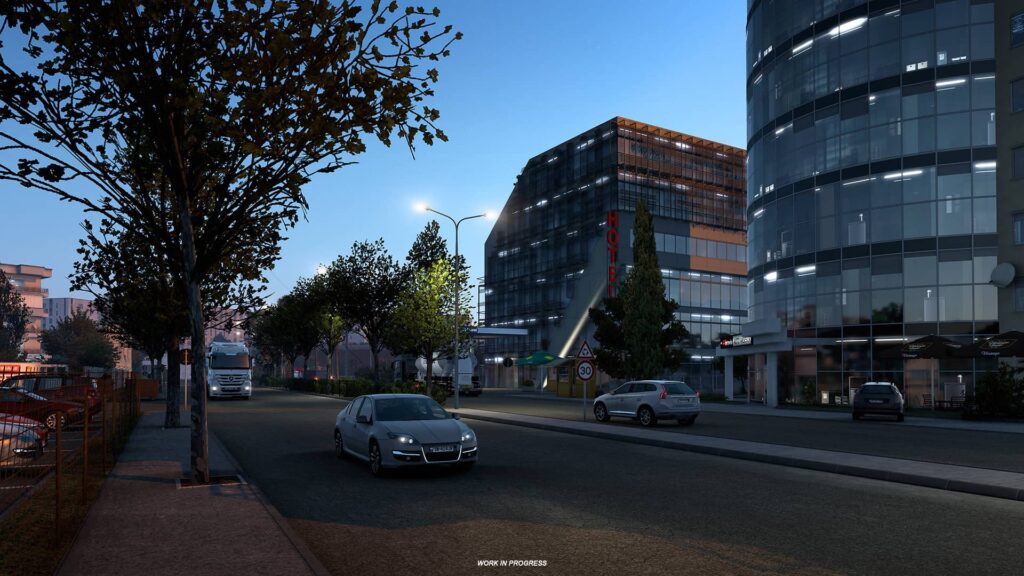 ETS2 West Balkans - nápis hotel