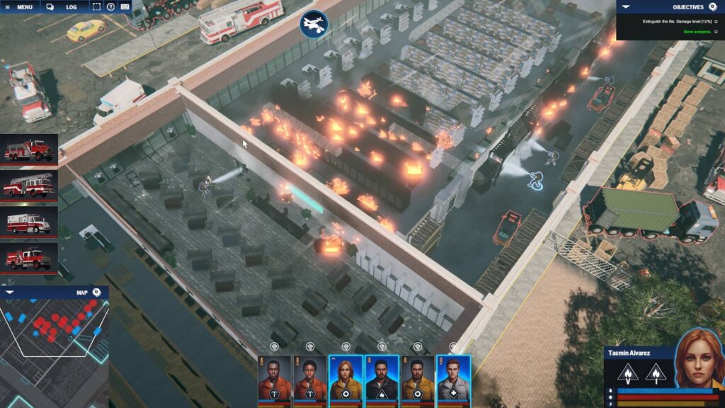 Fire Commander - požár kanceláří
