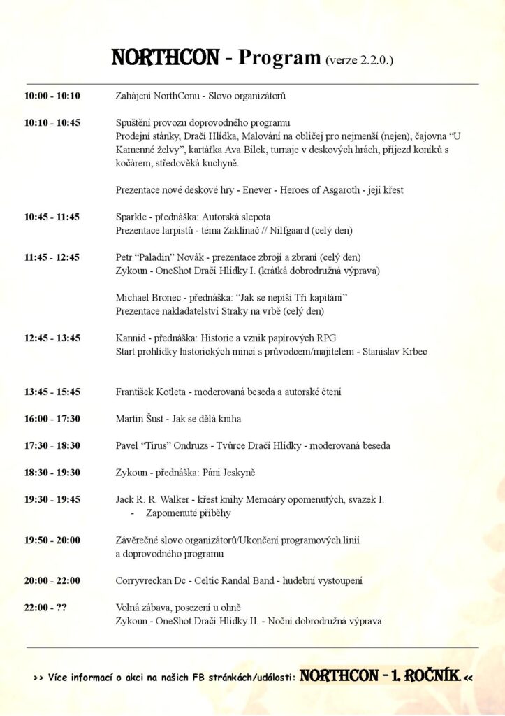NorthCon - program