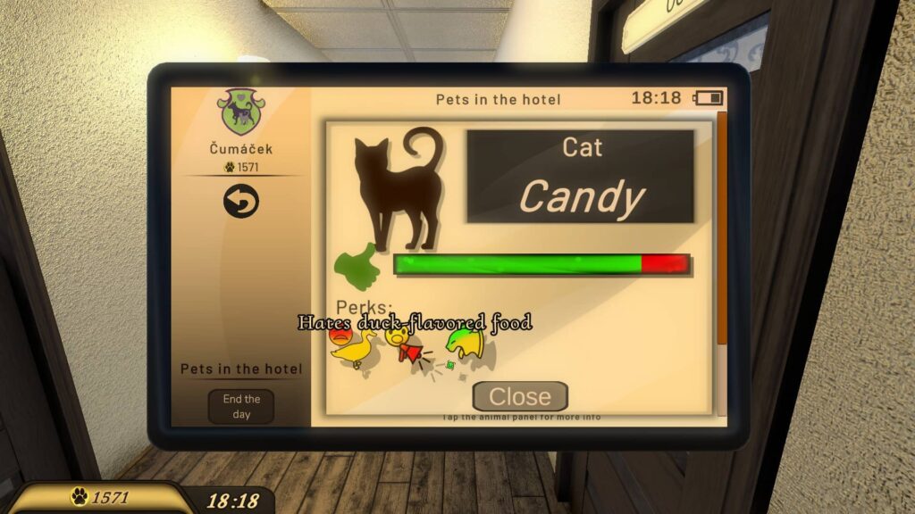 Pets hotel - informace o mazlíčkovi 2