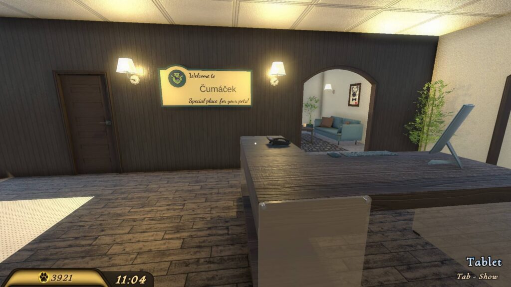 Pets hotel - recepce