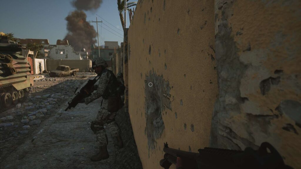 Six Days in Fallujah - Kryt za zdí