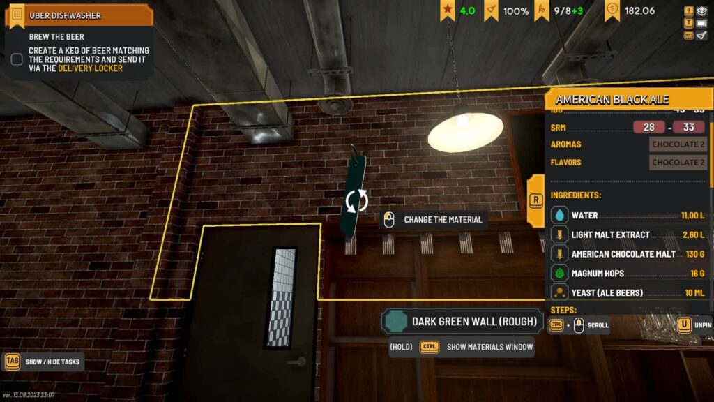 Brewpub Simulator - rekonstrukce