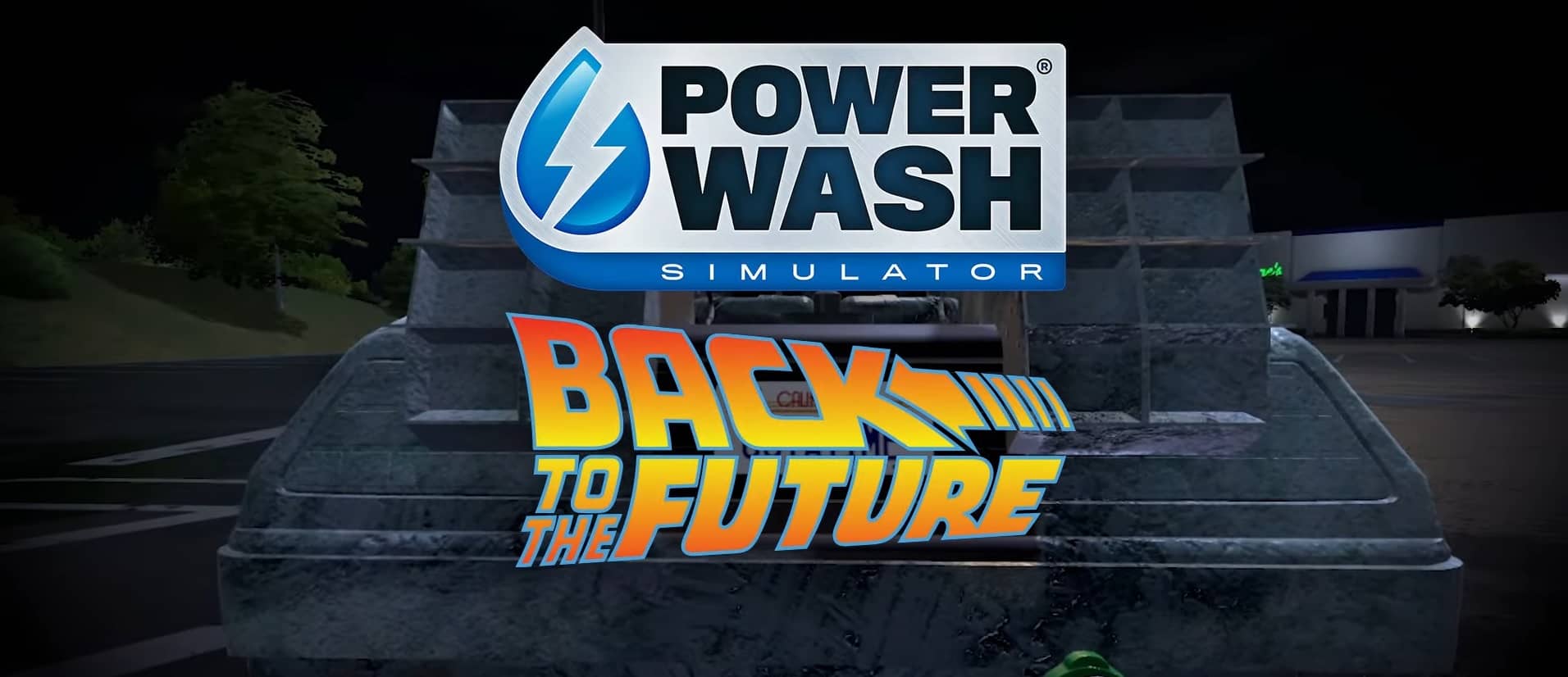 PowerWash Simulator - rozšíření The Back to the Future Special Pack