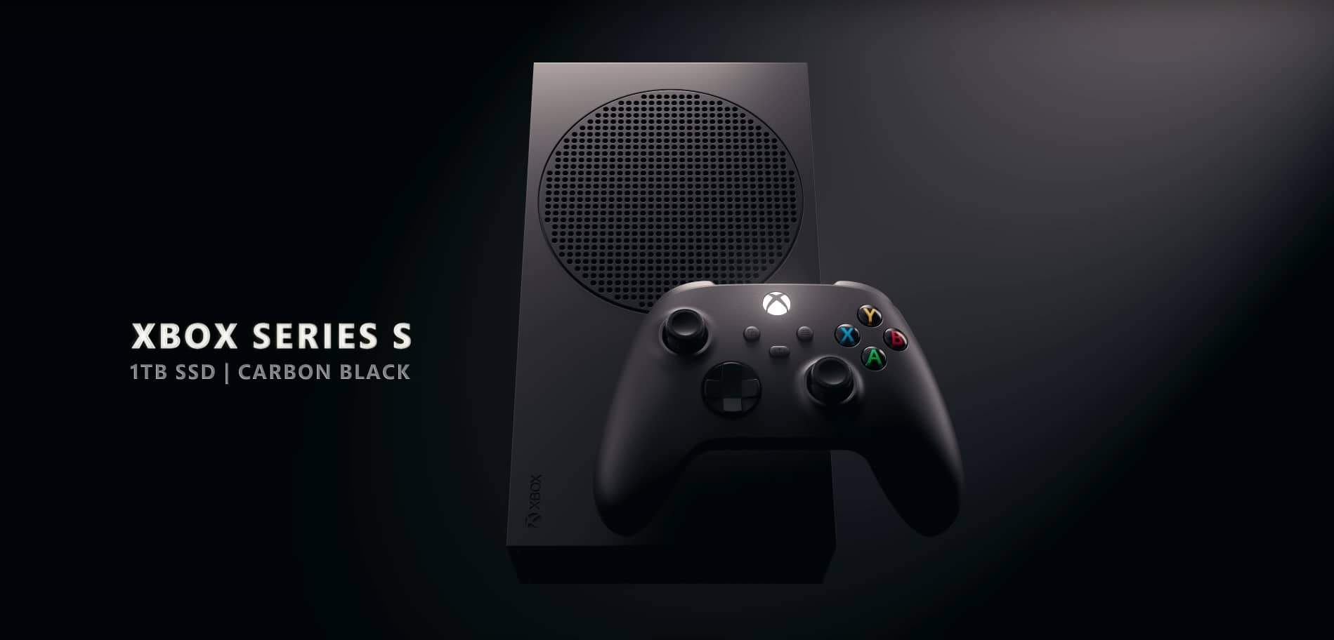 Xbox Series S Carbon Black - náhled