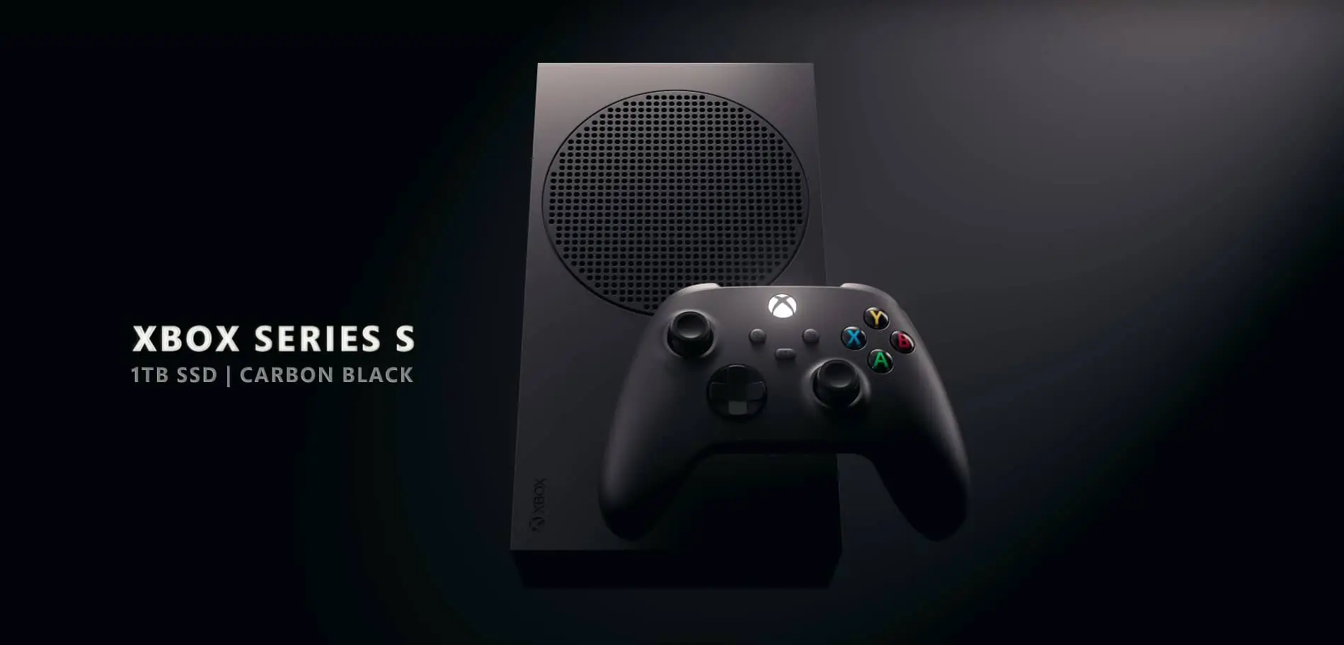 Xbox Series S Carbon Black - náhled
