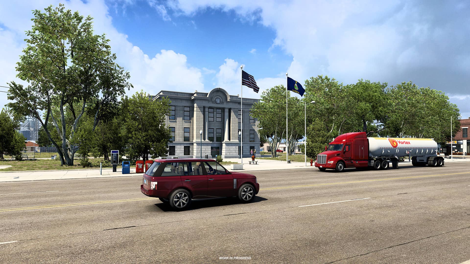 American Truck Simulator: Kansas - radnice