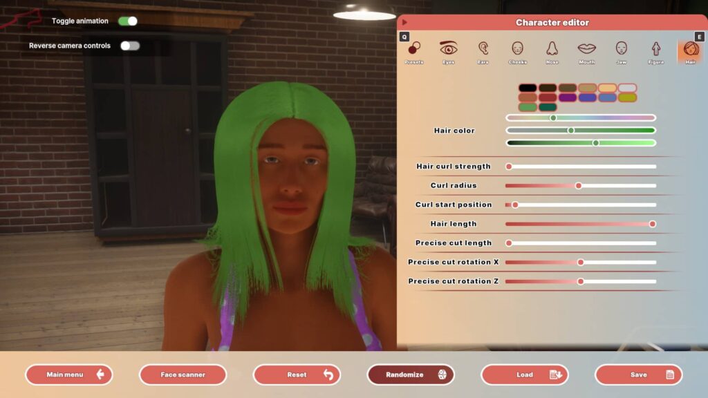 Hairdresser simulator - úprava postavy 2