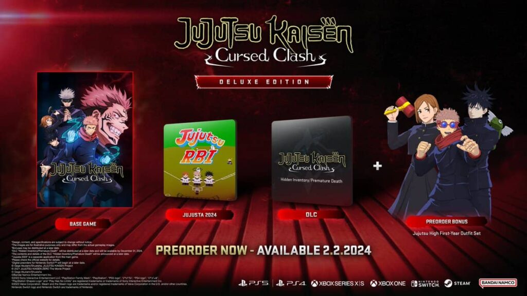 Jujutsu Kaisen Cursed Clash – Deluxe Edition
