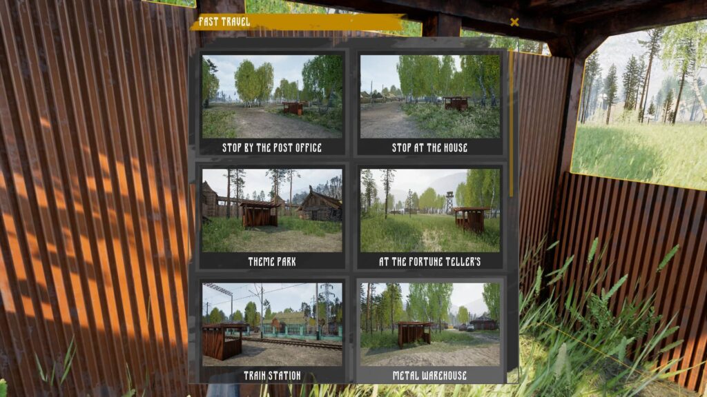 Russian village simulator - portování mezi zastávkami
