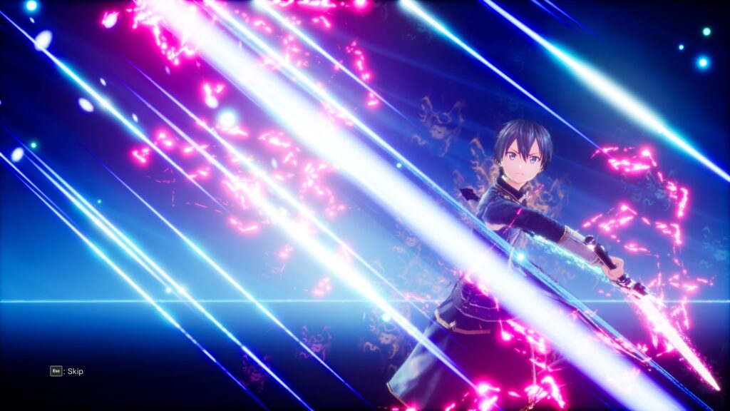 Sword Art Online Last Recollection - a toto je prosím běžný bojový efekt