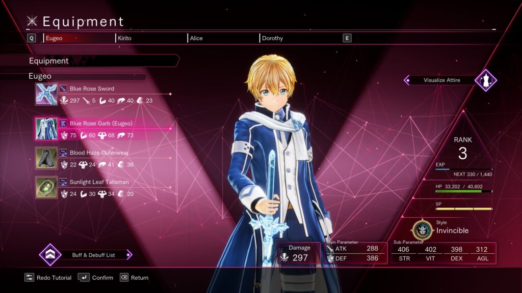 Sword Art Online Last Recollection - tak co na tebe Eugeo